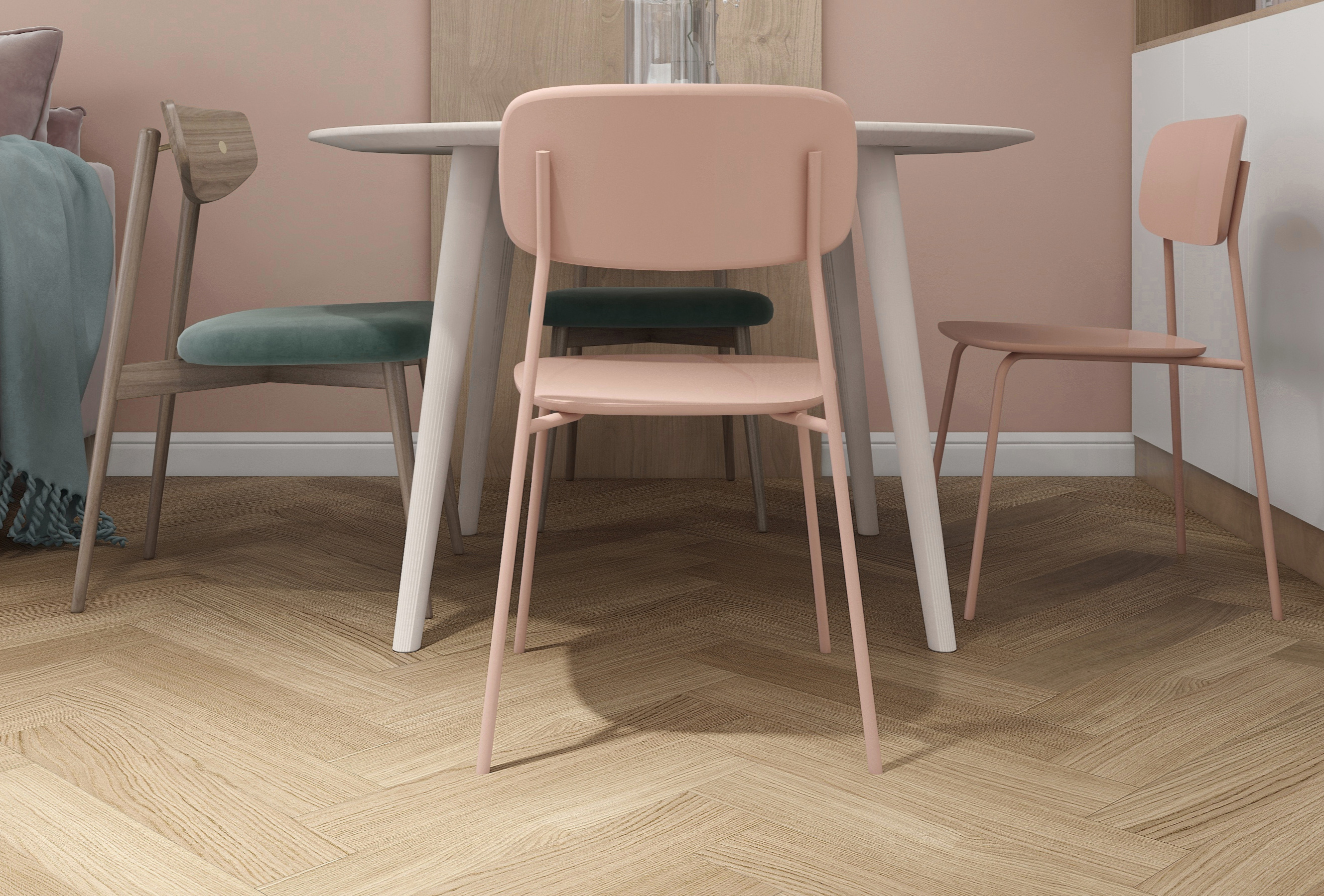 環保地板，讓健康更貼近生活 歐洲橡木人字拼