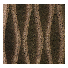 碳化隔離軟木,碳化隔離軟木墻板  波浪L2,進口地板