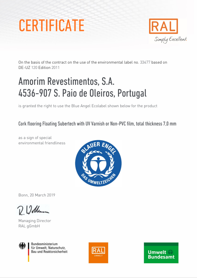 藍(lán)天使認(rèn)證（實木印刷系列）